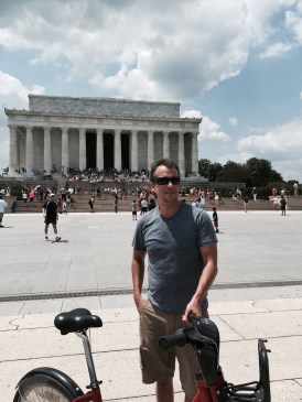 Washington DC: There are Capital Bikeshare Stations all along the National Mall. We were able to hit every memorial in less than 2 hours